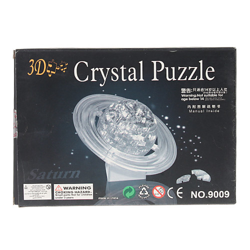 Saturn 3D Crystal Puzzle (40шт, модель: 9009, случайный цвет)