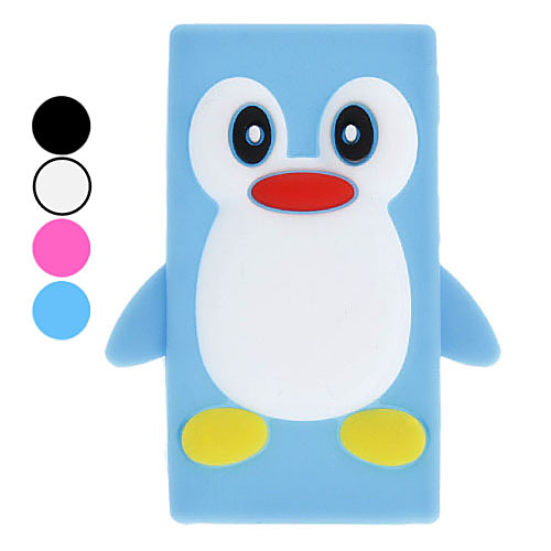Прекрасный мультфильм Пингвин дизайн Мягкий чехол для Ipod Nano 7 (разных цветов)
