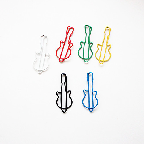 Пластиковые гитары Pattern Обернутый Paper Clips (10PCS Случайный цвет)