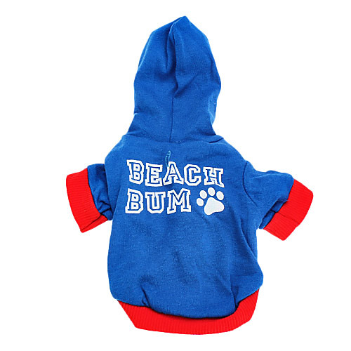 Beach Bum Pattern Хлопок Толстовки для собак (XS-L)