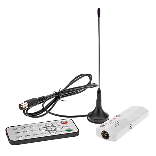 DIGITALENERGY DVB-T  FM  DAB  SDR USB2.0 Мини цифровой TV Stick (белый  серебро)