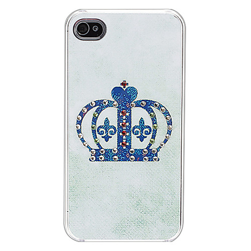 Crown Pattern Жесткий чехол для iPhone 4/4S