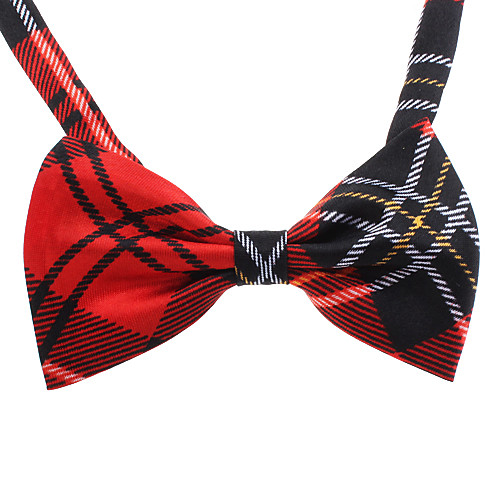 Краткий Plaid Pattern Bowknot шеи галстук для домашних животных Кошки Собаки (разных цветов, шеи: 26-38см)