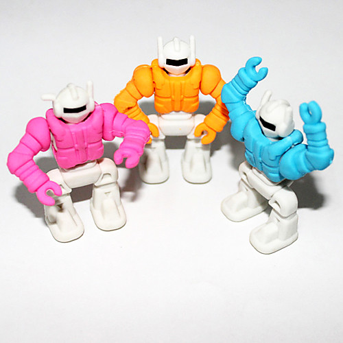 Съемная Robbot-Shaped Eraser (2PCS Random Color)