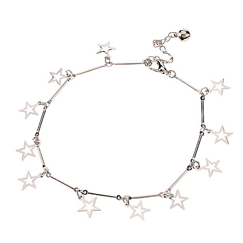 Выдалбливают звезда кулон металл Anklet (Platinum)