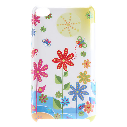 Бабочки и цветы Pattern Жесткий чехол для Ipod Touch 4