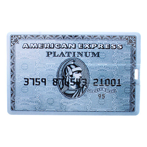8GB USB флэш-накопитель голубой карты American Express набрали
