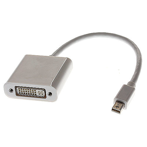 мини Display Port на DVI адаптер для MacBook, IMAC (белый)