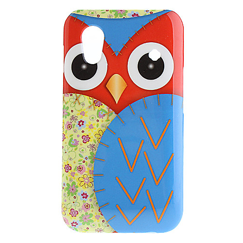 Синяя Сова Pattern Жесткий чехол для Samsung Galaxy Ace S5830