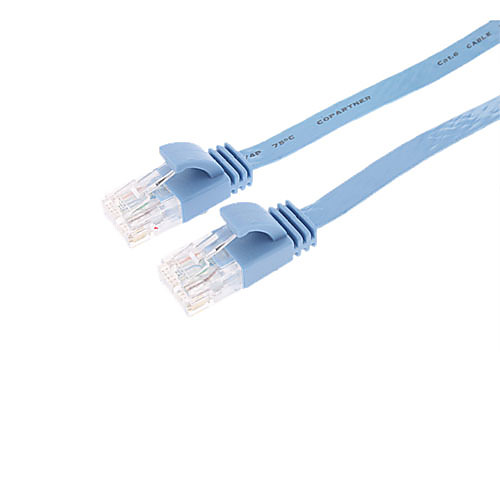 cat.6 RJ-45 Giga скорости ультра плоский LAN Сетевой кабель для ПК и концентратором (3м)