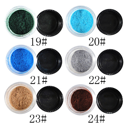 1PCS Velvet Nail Art украшения No.19-24 (8 мл, разных цветов)