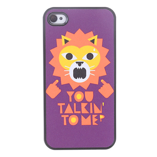 Lion Pattern Жесткий чехол для iPhone 4/4S