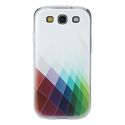 Красивые красочные сетки Pattern Жесткий чехол для Samsung I9300 Galaxy S3