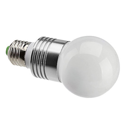 Dimmable E27 3W 270LM 3300-3500K теплый белый свет Светодиодная лампа мяч (220)