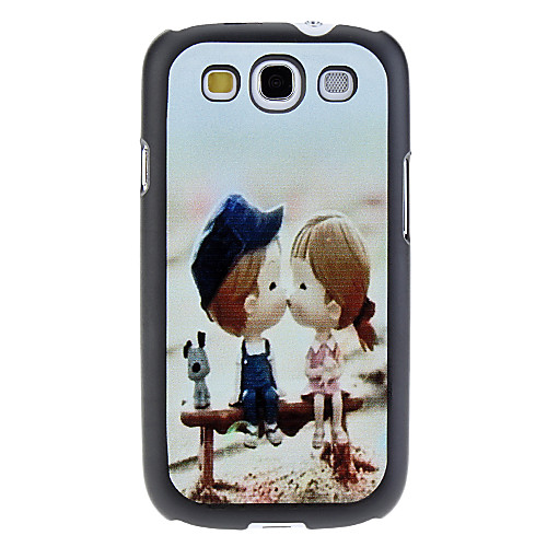 Милый мальчик и девочка Pattern Жесткий чехол для Samsung I9300 Galaxy S3