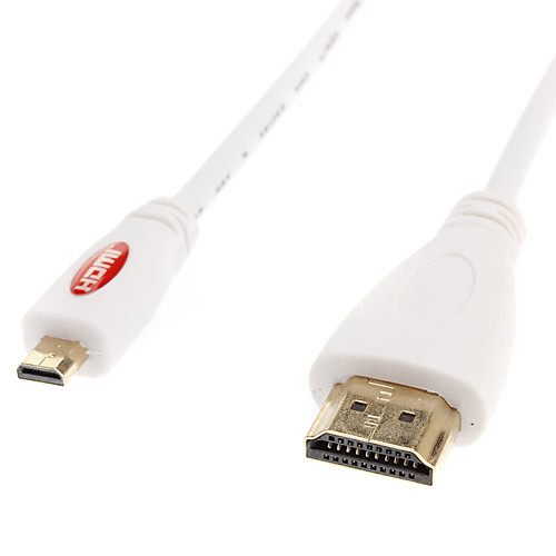 HDMI V1.4 между микро-мужчины HDMI кабель для Smart LED HDTV / APPLE TV / Xbox 360 / Playstation (1,5)