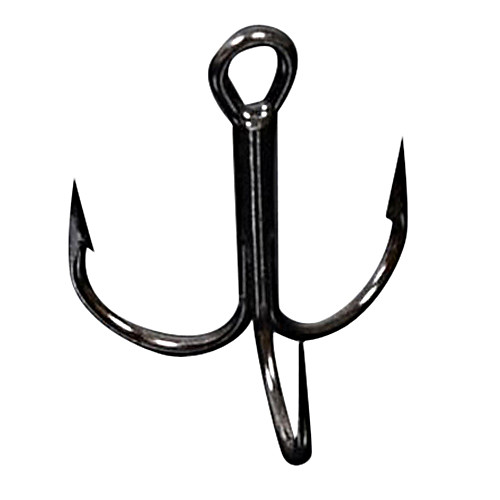 VMC 22.1mm 9.2mm Trident Копье Удочка с Barbs (5 шт / уп) SRS # 4 (черный)