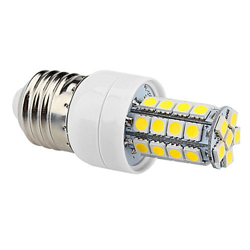 E27 4W 34x5050SMD 320LM 6000-6500K натуральный белый свет Светодиодные лампы кукурузы (220-240V)