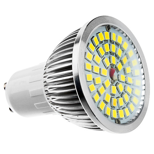 Точечная LED лампа (110-240V), естественный белый свет, GU10 6W 48xSMD LED 610LM