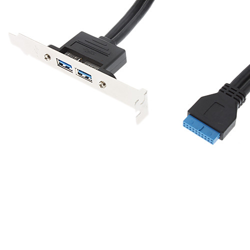 USB3.0 20P до 2 х AF панели кабель (0,5 м)