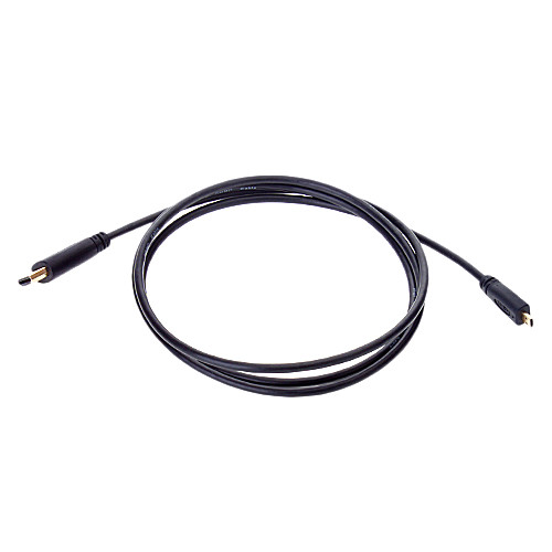 HDMI 1.3V микро-HDMI к HDMI M / м кабель для Smart LED HDTV, Apple TV, PS3, Xbox360, Blu-Ray (1,5 м)