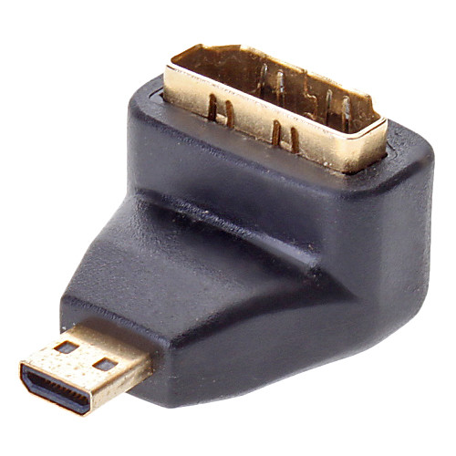 90 градусов налево HDMI к микро HDMI F / M адаптер для v1.3/v1.4