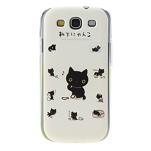 Black Cat Pattern Жесткий чехол для Samsung I9300 Galaxy S3