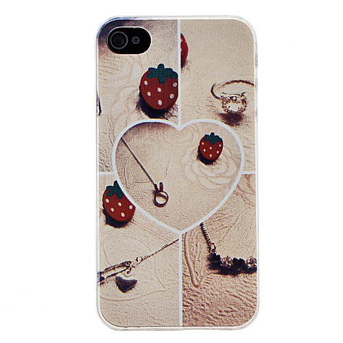 Сердце Pattern Жесткий чехол для iPhone 4/4S