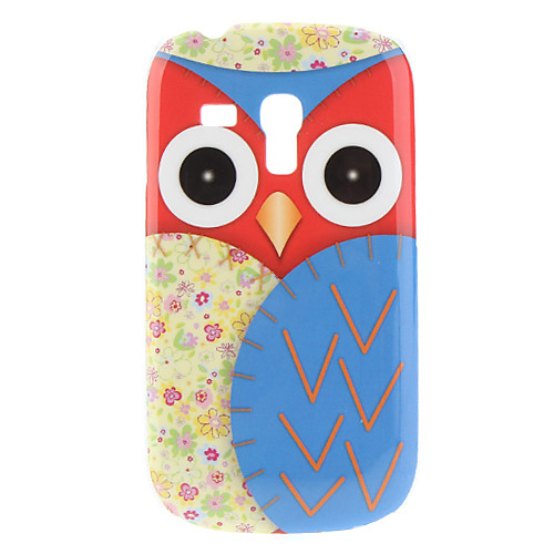 Синяя Сова Pattern Жесткий чехол для Samsung Galaxy S3 Мини I8190