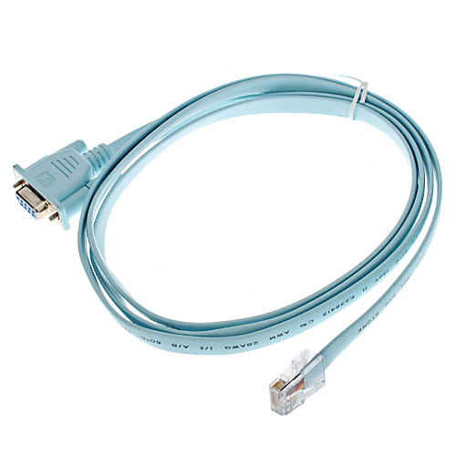 RJ45-RS232 м / м плоского кабеля 1,5 м