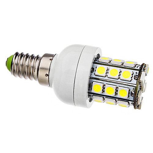 E14 3.5W 30x5050smd 300-330lm 6000-6500K натуральный белый свет привел шарик мозоли (AC 110-130/ac 220-240)