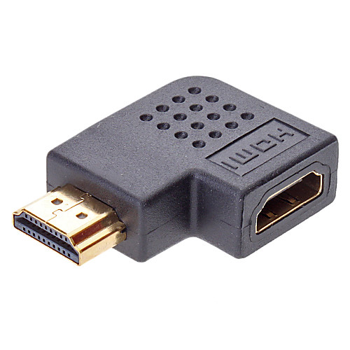 90 градусов налево HDMI V1.3 М / Ж адаптер