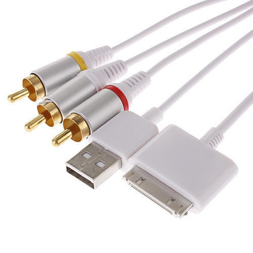 AV-кабель и USB для iphone 3G 3GS