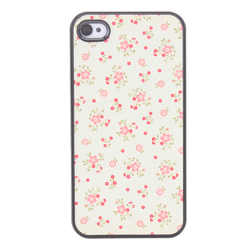 Милый цветок Pattern Жесткий чехол для iPhone 4/4S