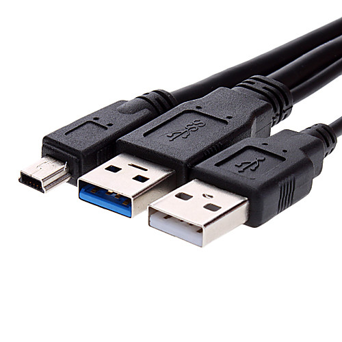 USB 3.0 х 2, чтобы мини 10P Кабель для принтера, совместное использование данных (1 м)