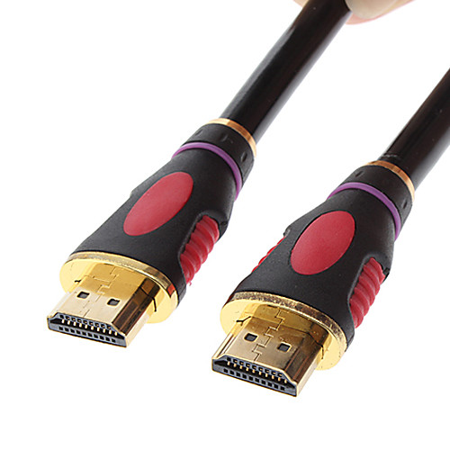 HDMI v1.4 кабель с Ethernet высокоскоростной Standard HDMI-кабель (1,5 м, черный)