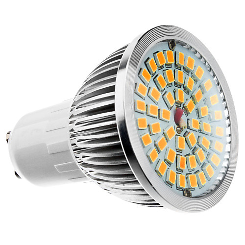 Точечная LED лампа (110-240V), теплый белый свет, GU10 6.5W 48xSMD LED 540LM