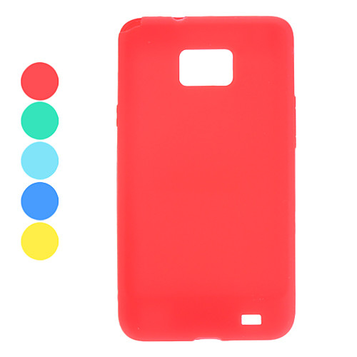 Защитный силиконовый чехол для Samsung Galaxy S2 I9100 (разных цветов)