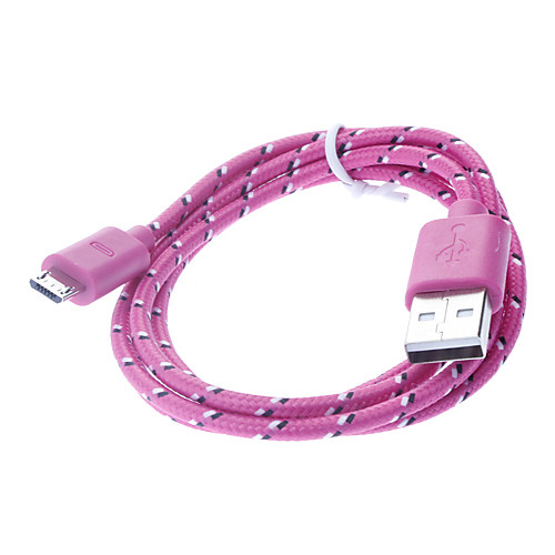 Красочный дизайн Micro USB 2.0 Дата и зарядный кабель для мобильных телефонов Samsung