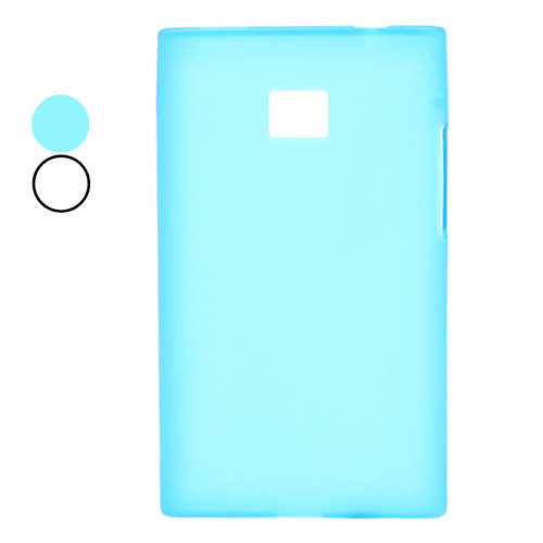 Сплошной цвет мягкий чехол для LG Optimus L3 E400 (разных цветов)