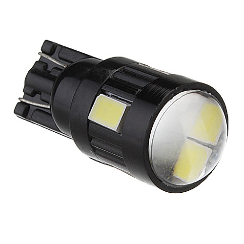 T10 2W 6x5730SMD белый свет Светодиодные лампы для автомобилей лампы (DC 12V)