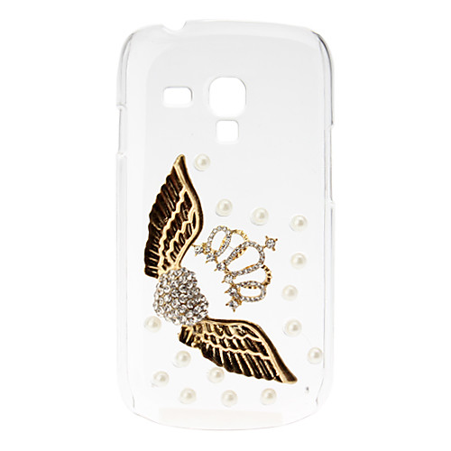 Crown Pattern Футляр с горный хрусталь для Samsung Galaxy S3 мини-I8190