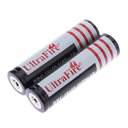 UltraFire 18650 литий-ионная аккумуляторная батарея (3600mAh, 3.7V 2/Pack)