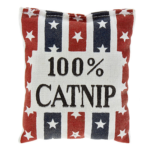 Портативный Звезды и полосы шаблон Мини Саше Тип Catnip
