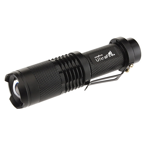 5-режимный UltraFire SK98 фонарик с Cree XML-T6 LED лампой и клипсой (1000LM, 1x18650, черный)