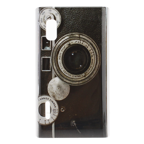 Ретро стиль камеры Pattern Жесткий чехол для LG Optimus L5 E612