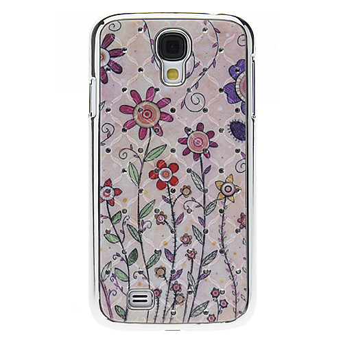 Прекрасный цветочный узор Футляр с горный хрусталь для Samsung Galaxy i9500 S4