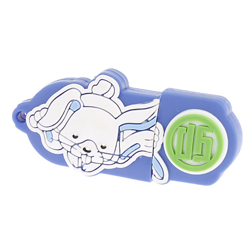 8GB синий мультфильм щенка Шаблон с земной ветвью USB2.0 Flash Drive