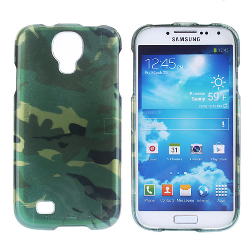 Зеленый Camouflage Pattern Жесткий чехол для Samsung Galaxy i9500 S4