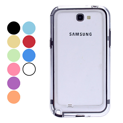 Пластиковый чехол Bumper кадров для Samsung Galaxy Note N7100 2 (разных цветов)